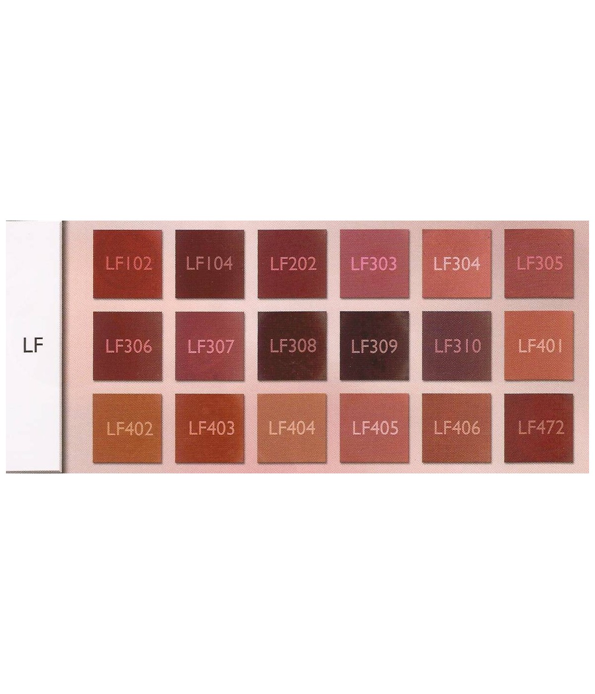 Kryolan Lip Rouge Mini-Palette 18 Farben 11g