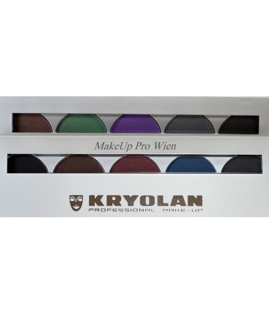 Kryolan Cake Eye Liner Set 5 Farben