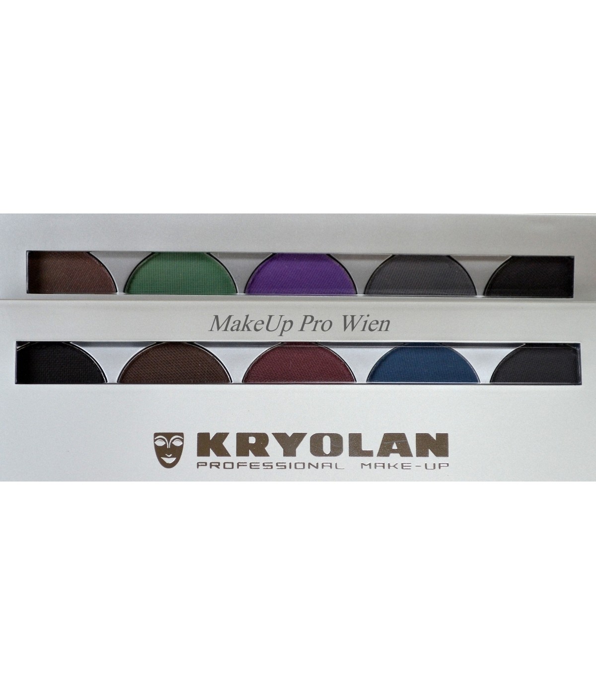 Kryolan Cake Eye Liner Set 5 Farben