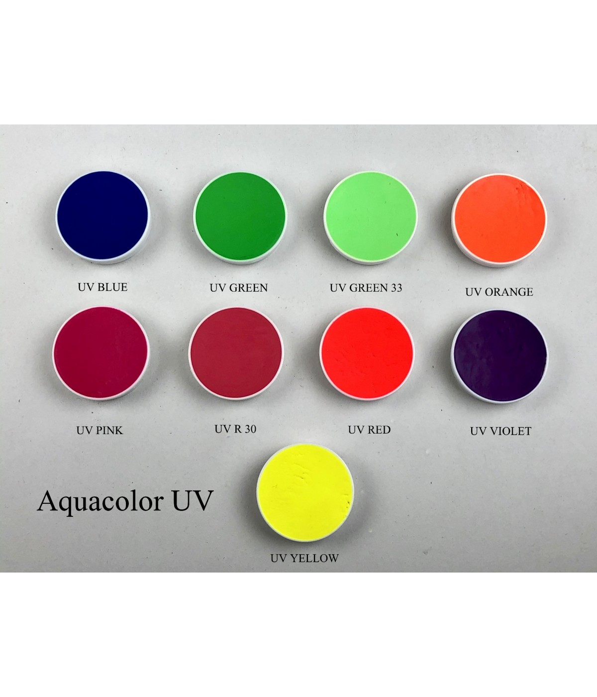 Kryolan Aquacolor Tagesleucht UV  Paletten Nachfüllung, 4ml