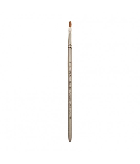 3708 Kryolan Professional Schminkpinsel, Katzenzungform  chin.sable Haar