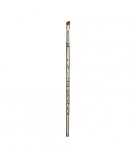 3806 Kryolan Professional Schminkpinsel,  flach/schräg chin.sable Haar