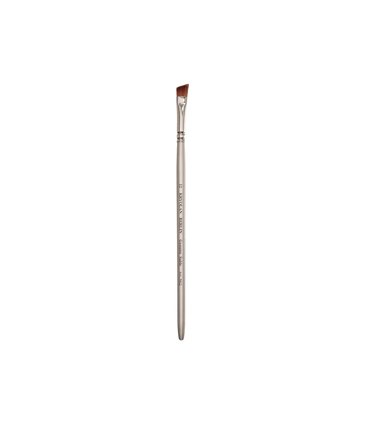 3812 Kryolan Professional Schminkpinsel,  flach/schräg chin.sable Haar