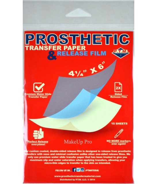 P.T.M. Prosthetic Transfer Paper, 4,25" x 6"