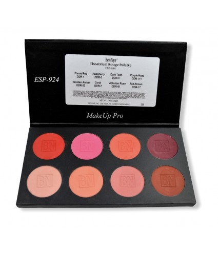 Ben Nye Powder Rouge Palette 8 Farben, 28g