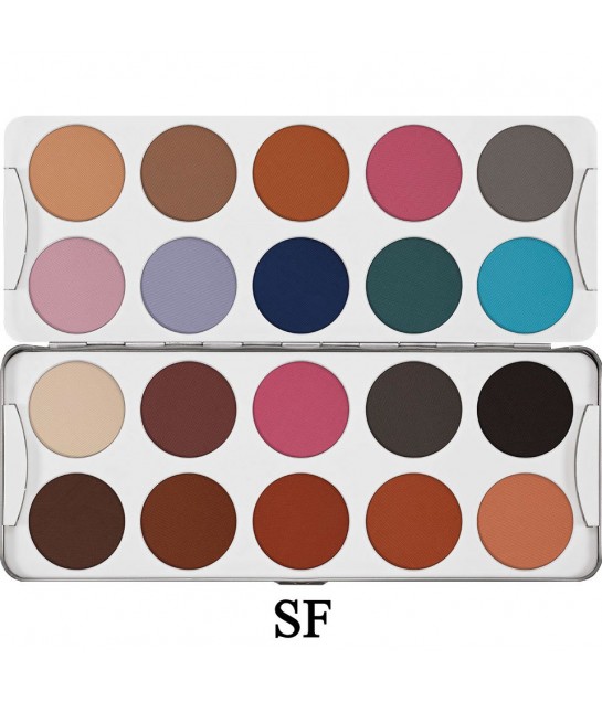Kryolan Eye Shadow Palette 20 Farben 50g