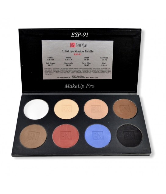 Ben Nye Eye Shadow Palette, 8er ESP-91