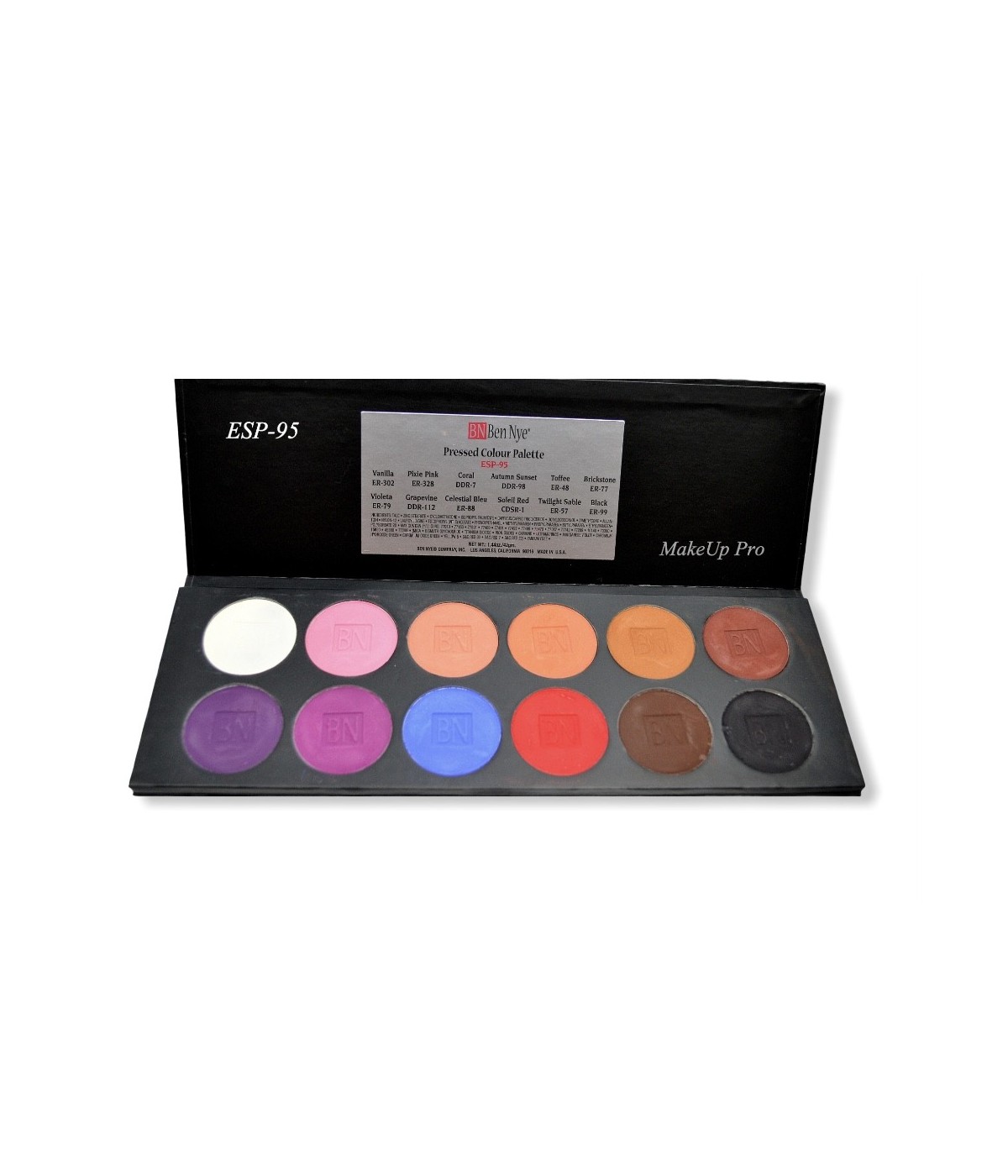 Ben Nye Eye Shadow Palette,  12 Farben