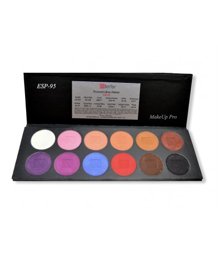 Ben Nye Eye Shadow Palette,  12 Farben