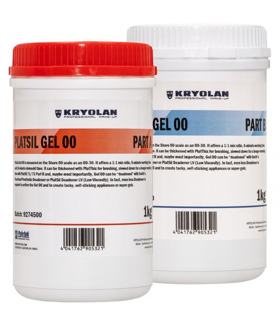 Kryolan Platsil Gel 00  2 Kg Set