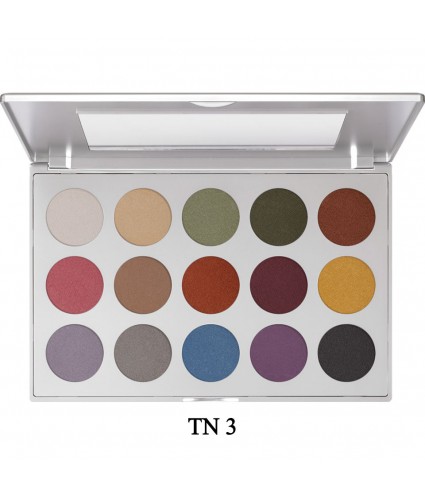 Kryolan Professional  Eye Shadow Set 15 Farben  37,5g